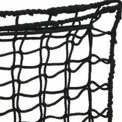 VIDAXL - Filets à foin 2 pcs rond noir 75x50 cm pp