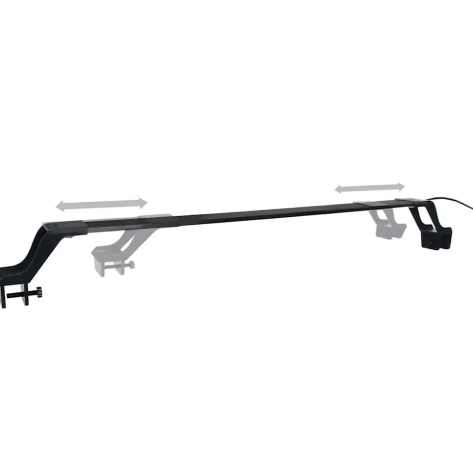 VIDAXL - Lampe à led d'aquarium avec pinces 55-70 cm bleu et blanc