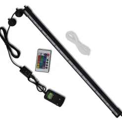 VIDAXL - Lampe led de bulles d'aquarium rvb 56,5 cm