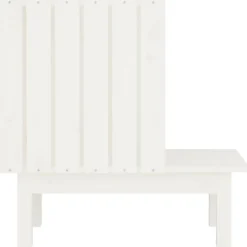 VIDAXL - Maison pour chat blanc 60x36x60 cm bois de pin massif