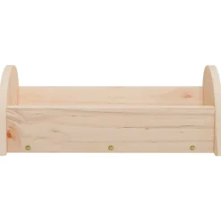 VIDAXL - Mangeoire à foin pour lapins 28x10x10 cm bois massif de sapin