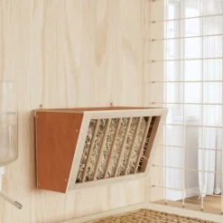 VIDAXL - Mangeoire à foin pour lapins 37x18,5x23 cm bois massif sapin