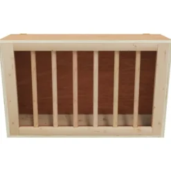 VIDAXL - Mangeoire à foin pour lapins 37x18,5x23 cm bois massif sapin