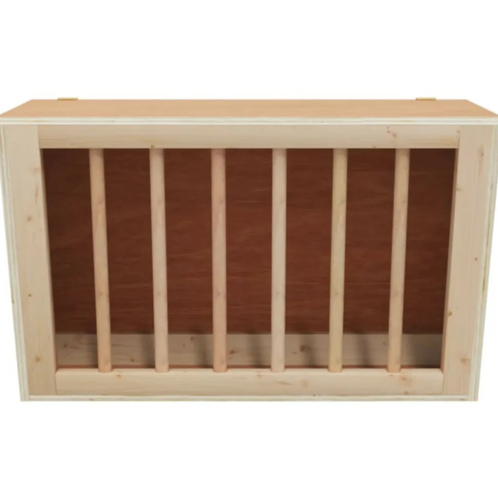 VIDAXL - Mangeoire à foin pour lapins 37x18,5x23 cm bois massif sapin