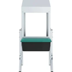VIDAXL - Nichoir à poules1 compartiment avec pieds en acier galvanisé