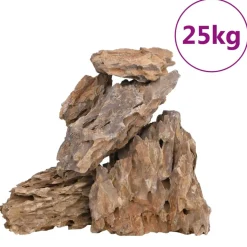 VIDAXL - Pierres du dragon 25 kg mélange de couleurs 10-30 cm