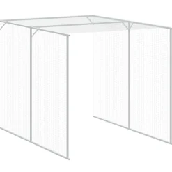 VIDAXL - Poulailler avec cour anthracite 165x863x181 cm acier galvanisé