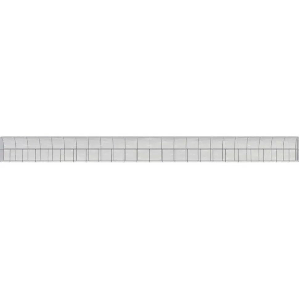 VIDAXL - Poulailler d extérieur 3x24x2 m acier galvanisé