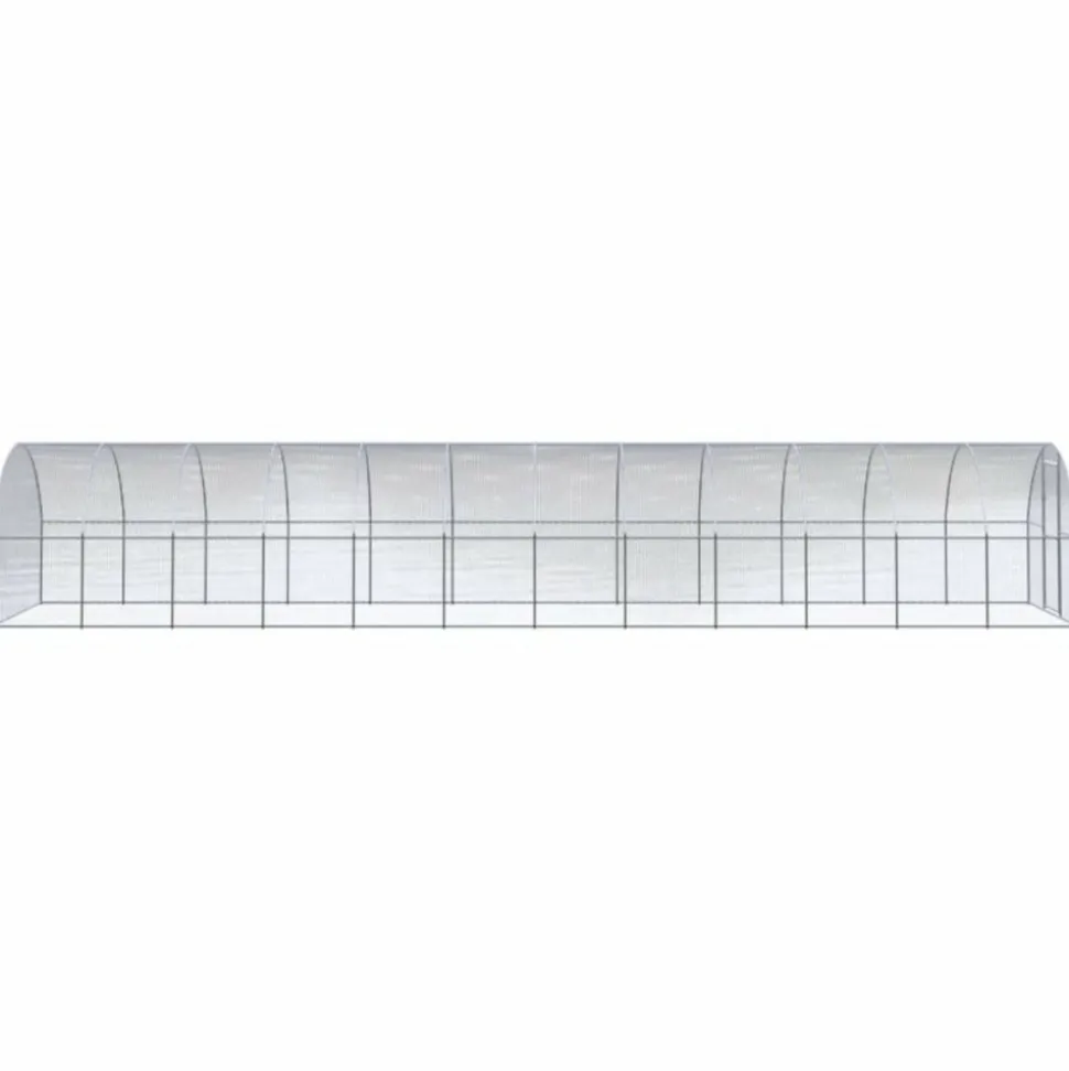 VIDAXL - Poulailler d extérieur 3x12x2 m acier galvanisé