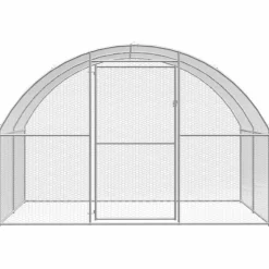 VIDAXL - Poulailler d extérieur 3x16x2 m acier galvanisé