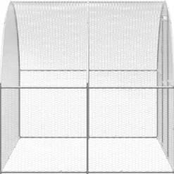 VIDAXL - Poulailler d extérieur 3x4x2 m acier galvanisé