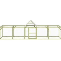 VIDAXL - Poulailler 500x100x150 cm bois de pin massif imprégné