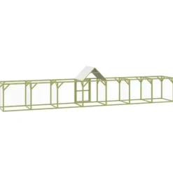 VIDAXL - Poulailler 700x100x150 cm bois de pin massif imprégné