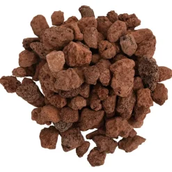 VIDAXL - Roches volcaniques 25 kg rouge 1-2 cm