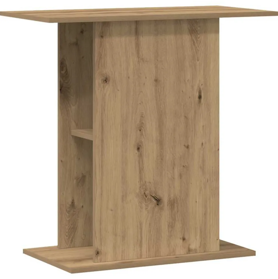 VIDAXL - Support d'aquarium chêne artisanal 36x75x72,5cm bois ingénierie