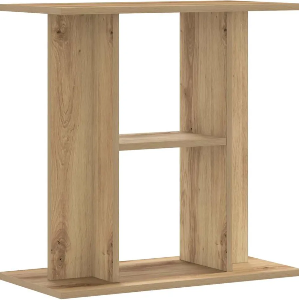 VIDAXL - Support d'aquarium chêne marron 60x30x60 cm bois d'ingénierie