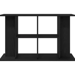 VIDAXL - Support d'aquarium chêne noir 100x40x60 cm bois d'ingénierie