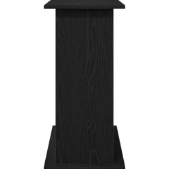 VIDAXL - Support pour aquarium chêne noir 81x36x73 cm bois d'ingénierie