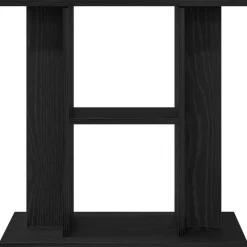 VIDAXL - Support pour aquarium chêne noir 60x30x60 cm bois d ingénierie