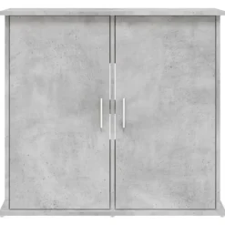 VIDAXL - Support pour aquarium gris béton 81x36x73 cm bois d ingénierie