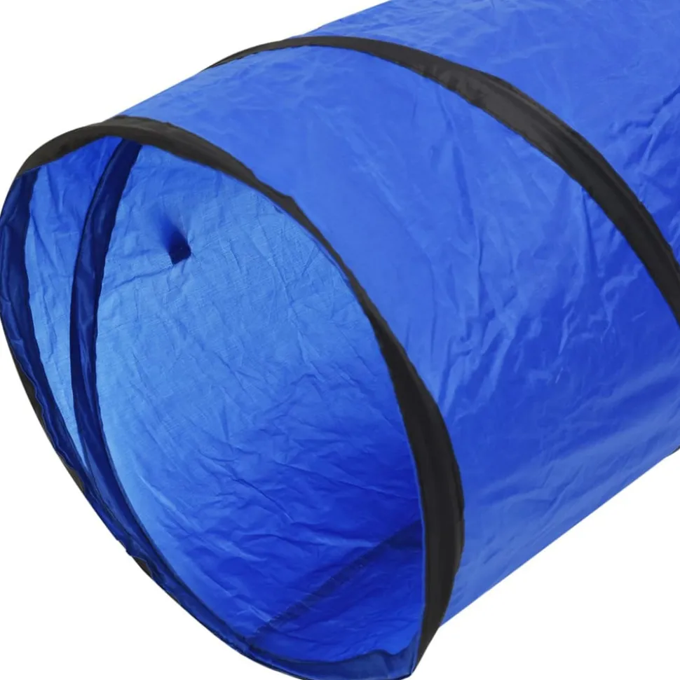 VIDAXL - Tunnel pour chien bleu ø 40x200 cm polyester