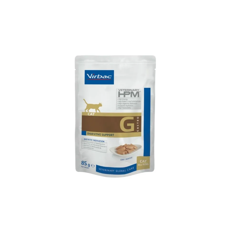 VIRBAC - Vet hpm chat digestive support 12*85 g