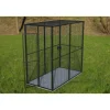 Volière de jardin pour perroquets de 2m² à toit maille