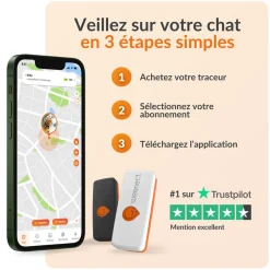 WEENECT - Weenect XS - collier gps pour chat (black edition )