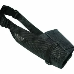 Yago museliere en nylon noir pour grand chien,