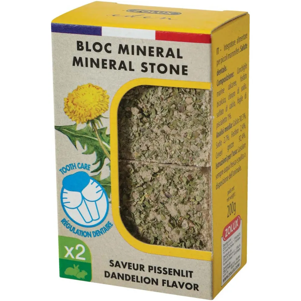 ZOLUX - Bloc minéral eden 200 gr (lot de 6)