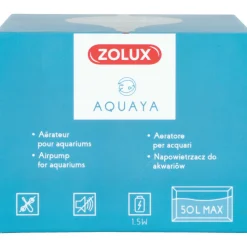 ZOLUX - Bulleur aérateur 1.5w débit 18.6 l/h gris pour aquarium max 50 litres