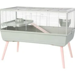 ZOLUX - Cage rongeur surélevée - zolux - néolife - pour cochon d'inde - 99 x 54 x 79 cm - vert