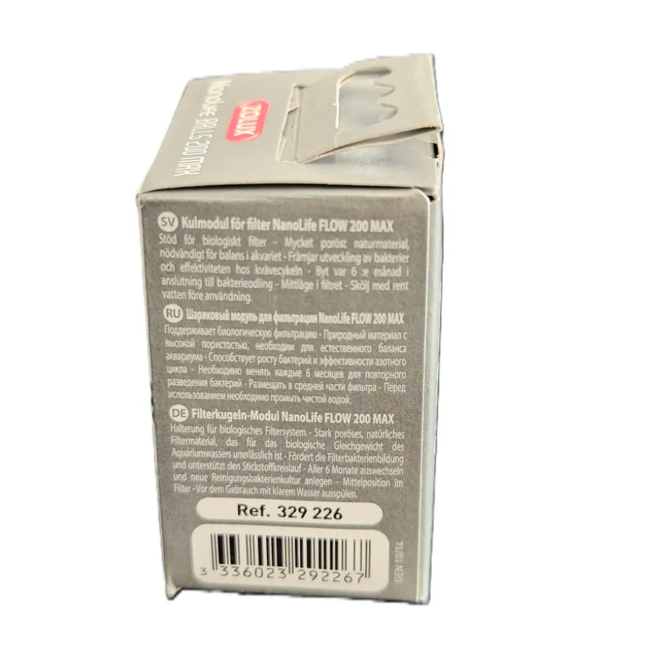 ZOLUX - Cartouche billes pour nanolife 200 max pour aquarium