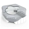 ZOLUX - 1 maison de toilette pour petits rongeurs rody3 couleur blanche taille 14.