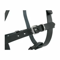 ZOLUX - Muselière en cuir pour chien type police noire taille 5