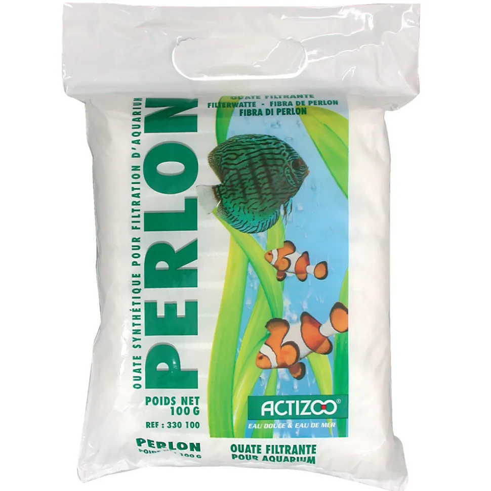 ZOLUX - Ouate synthétique perlon pour filtration d'aquarium 100 g