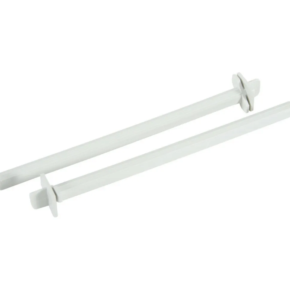 ZOLUX - 2 perchoirs plastique beige de 18 cm, pour cage oiseaux.