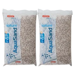 ZOLUX - Sol décoratif aquasand cristobalite rose 4kg (lot de 2)
