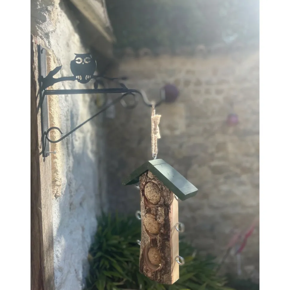 ZOLUX - Support 3 boules de graisse en bois massif pour oiseaux