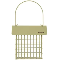 ZOLUX - Support pain de graisse en métal avec toit vert lichen pour oiseaux